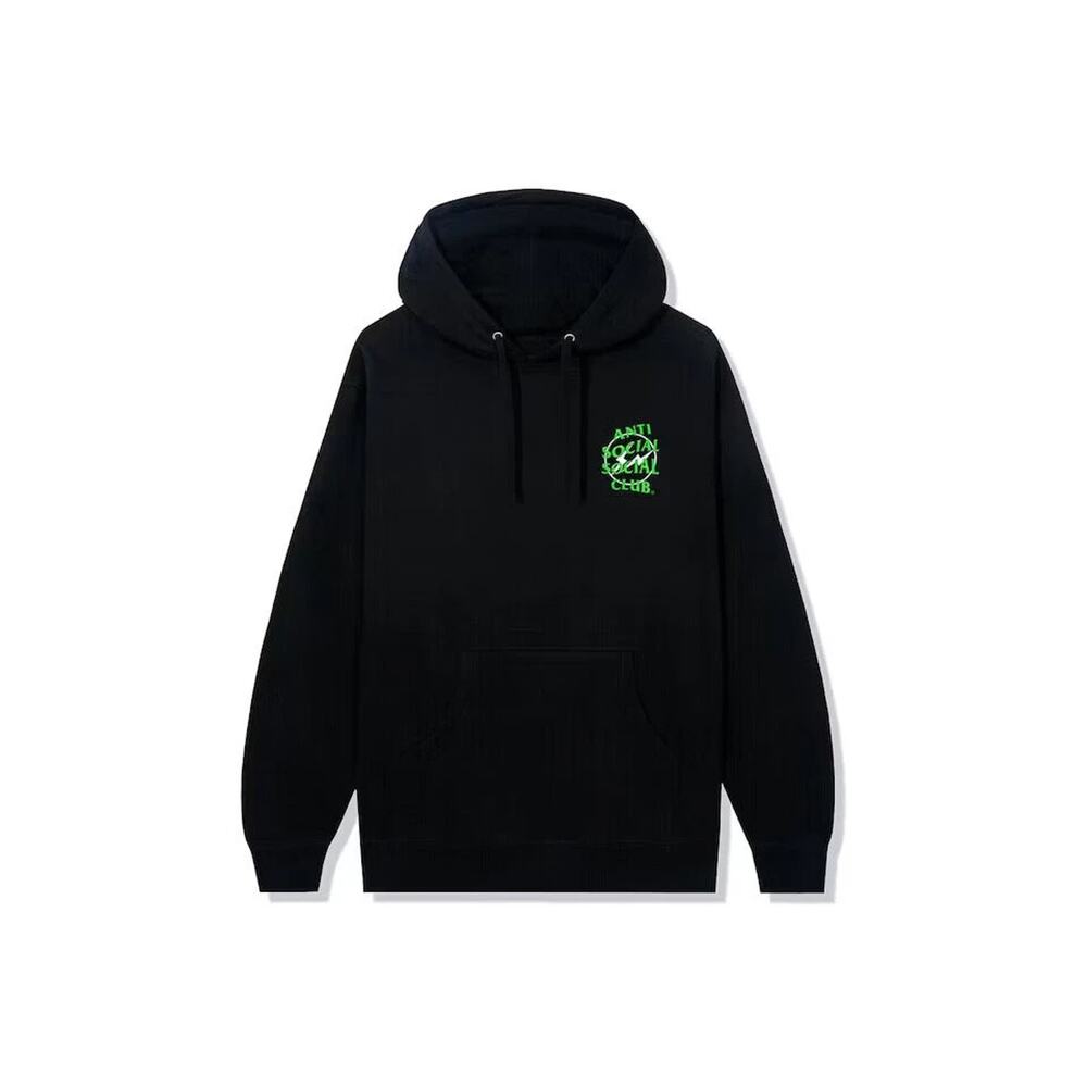 Anti Social Social Club x Fragment Precious Petals Hoodie Black Green Size L